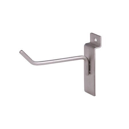 Luggage Loader 4 in. Hook for Slatwall, Satin Nickel LU1525458