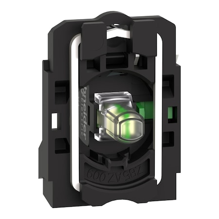 Schneider Electric Complete body/contact assembly and light block, Harmony XB5, universal LED, 1NO, 230.240V ZB5AW0M11