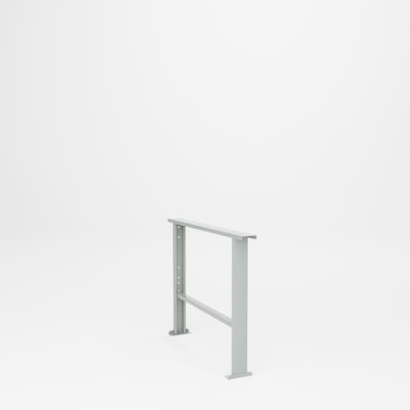 Pucel 12 Gauge Bench Legs, 32.5 in W x 46 in D x 34 in H, Gray BL-46-34H