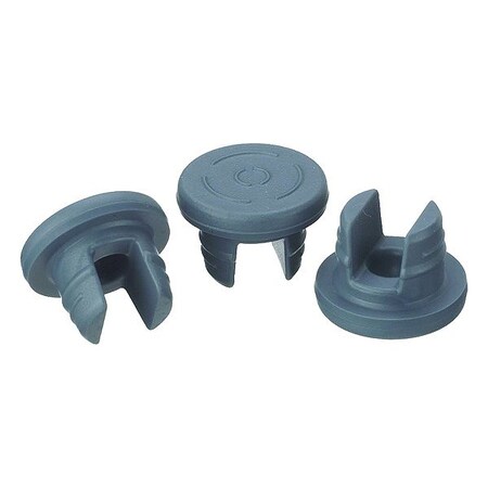 Wheaton Stopper, 13.3 mm H, Bromobutyl, Gray, PK1000 W224100-406