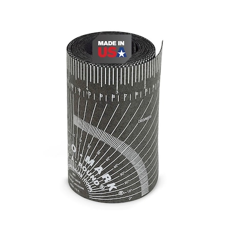 Jackson Safety 4 ft Wrap-a-Round/Diameter Tape Measure, 3 7/8 in Blade 14752