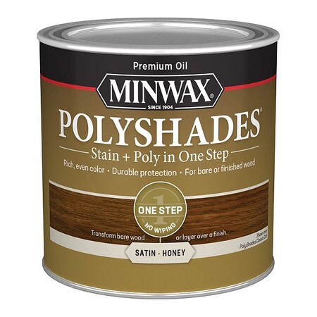 Minwax Wood Stain, 0.5 pt, Honey 213964444