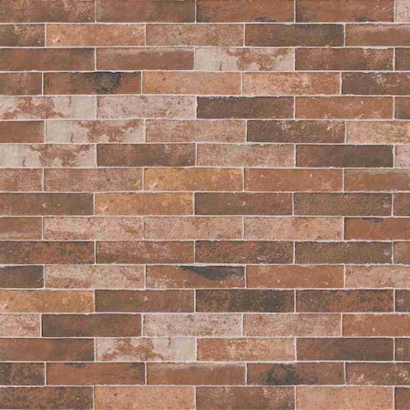 Msi Capella Red Brick SAMPLE Glazed Porcelain Floor And Wall Tile ZOR-PT-0258-SAM