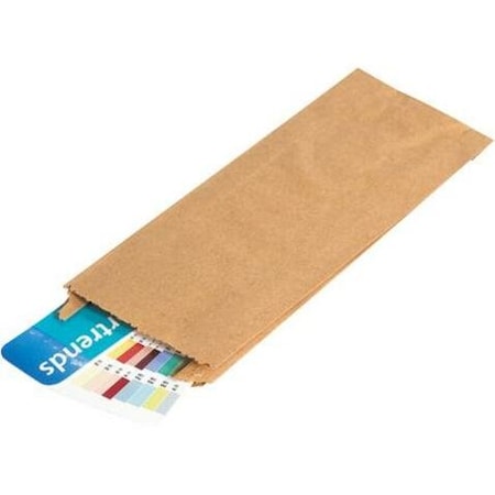 Partners Brand Gusseted Merchandise Bags, 12" x 3" x 18", Kraft, PK500 BGM107K