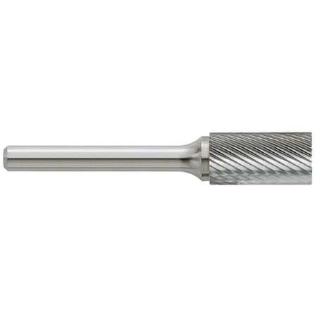 Garr SA STANDARD CARBIDE BURR, CYLINDRICAL HEAD, .5 DIA HEAD, 1 IN L OF CUT, DOUBLE CUT SA-5D