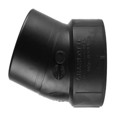Charlotte Pipe And Foundry 1-1/2" 22-1/2Deg Strell ABS 00326 0600HA