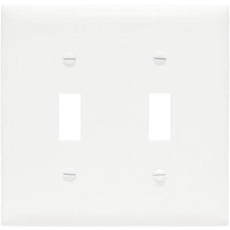 Nextgen TPJ2WCC10 Wall Plate, 2 Gang, White NE601485