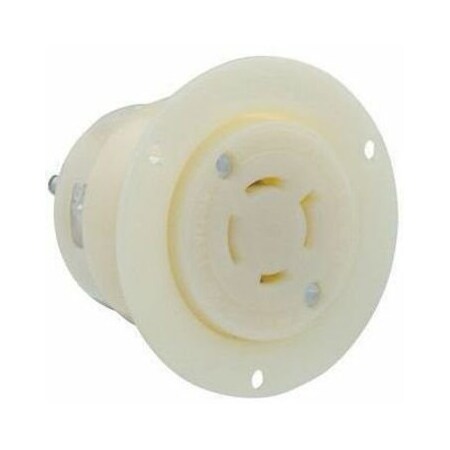 Leviton Industrial Grade Flanged Outlet 20 Amp, 277/480 Volt 3PY 2456