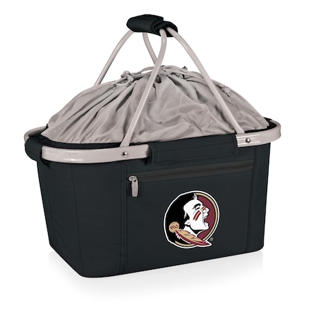Picnic Time Family Of Brands NCAA Florida State Seminoles Metro Shopping Basket - Insulated Picnic Basket 645-00-175-174-0