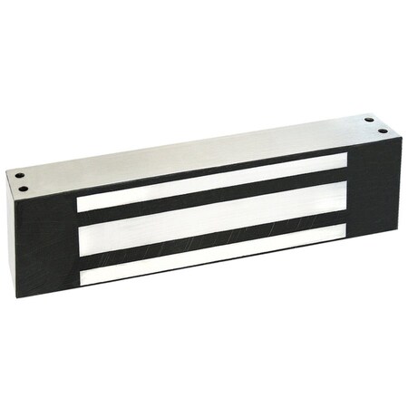 Securitron Maglock, Satin Stainless Steel, 12VDC/24VDC, Stainless Steel M82FGB