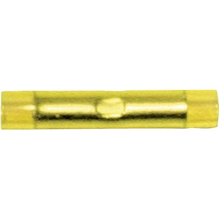 Calterm Butt Splice Connector, 600 V, Yellow 65521