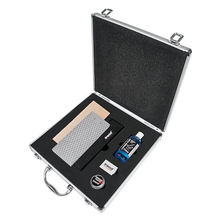 Trend Essential Diamond Sharpening Kit, 300/1000 Grit Stone, Lapping Fluid, DWS/KIT/H U*DWS/KIT/H