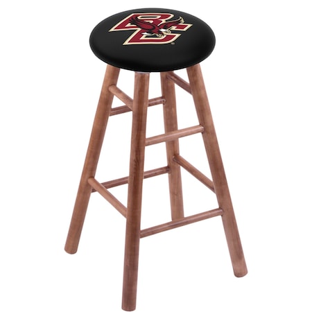 Holland Bar Stool Co Maple Counter Stool, Medium Finish, Boston College Seat RC24MSMed