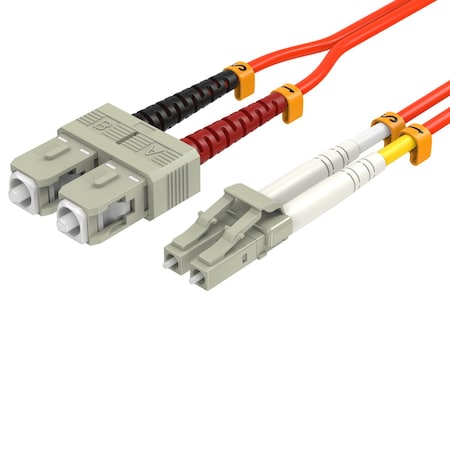 Sanoxy 5m LC/SC Duplex 50/125 Multimode OM2 Fiber Optic Cable SNX-CBL-LDR-FB104-5205
