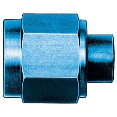 Perfectpitch FCM3751 Blue Anodized Aluminum -03An Tube Cap Fitting PE351239