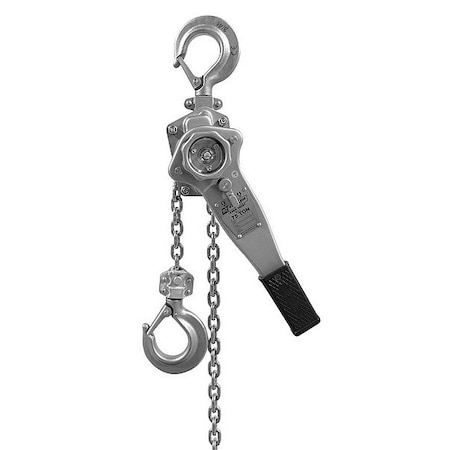 Oz Lifting Products Lever Chain Hoist, 20 ft Chain L, Silver OZSS075-20LH