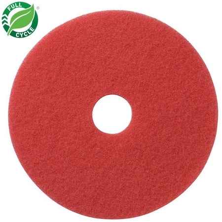 Americo Red Buff Floor Pad, 20in., PK5 404420