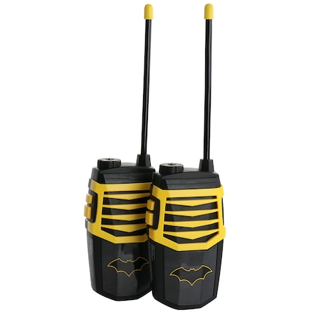 Dc Comics Batman Walkie Talkie 2 Piece Set in Black and Yellow WT301082-NOC