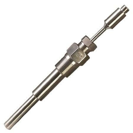 Omega Spring Loaded RTD Sensor, M12 CONN, -50 degC to 500 degC, Class A, 1/2 " NPT M, 0.25 " x 6 " Probe,  PR-26SL-3-100-A-0600-M12-1