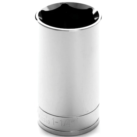 Performance Tool 1/2 in. Drive 1-1/4 in. 6-Point Deep Socket W32340