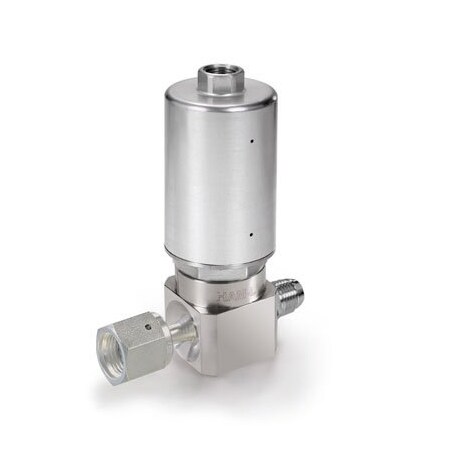 Ham-Let Actuated Valve, 2 Port UCV, 1/4 in, Swivel HM20-4VKC-GF4GM4