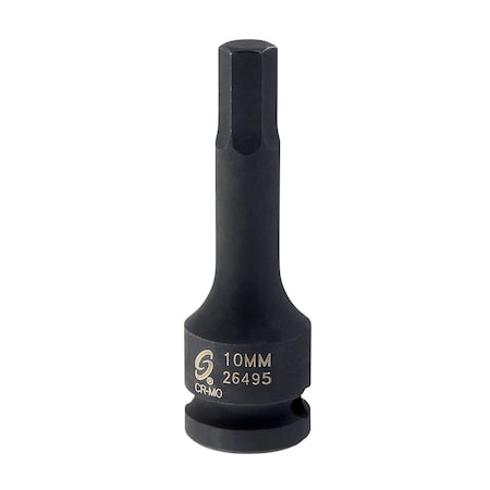 Sunex 1/2 in Drive 10Mm Hex Impact Socket 26495