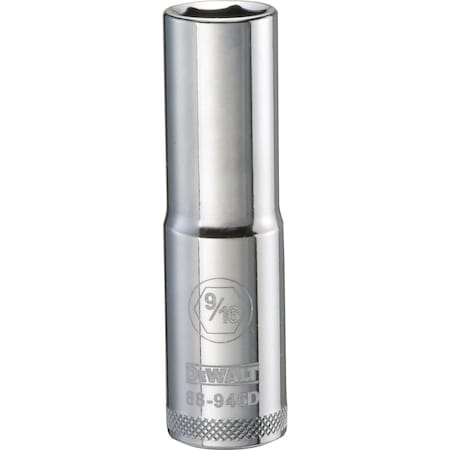 Dewalt Drive Deep Socket, 6-Point, 9/16in-1/2in DWMT88946OSP