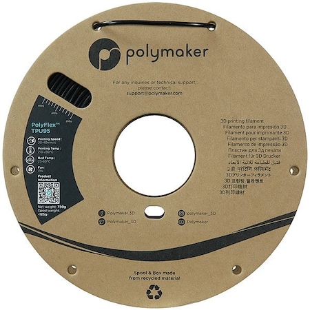 Polymaker PolyFlex TPU95(1.75mm, 750g) Orange PD01007