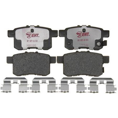 R/M Brakes RM Brakes EHT1336H Ceramic Brake Pad Set With Hardware R53-EHT1336H