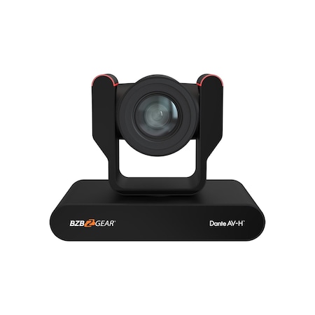 Bzbgear 20X 1080P FHD AUTO TRACKING HDMI 2.0/12G-SDI/USB 2.0/USB 3.0 Dante AV-H Live Strmng PTZ Camera, Blk BG-ADAMO-JRDA20X-B