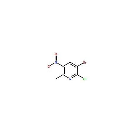 Ak Scientific 3-Bromo-2-chloro-5-nitro-6-picoline (5g), CAS 856834-95-2 Y5000-5g