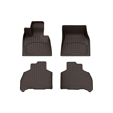 Weathertech Cocoa, Front and Rear FloorLiner HP 471507-1-5IM