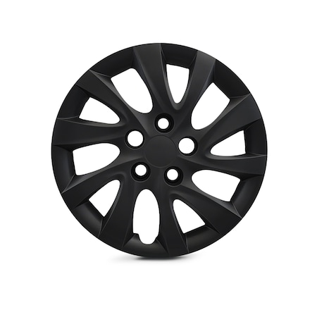 Altertrim 2017-2020 Hyundai Elantra 15 in Hubcaps Wheel Rims Cover + Compatible With Steel Whls, 4PK CHB-5119-BP-15