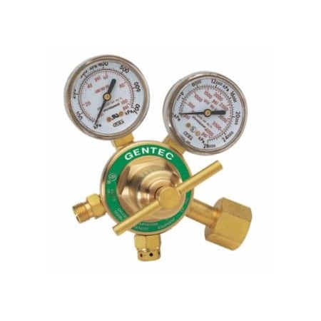 Gentec Single Stage Regulators, Oxygen, CGA 540, 4,000 psi inlet 331-152X-80