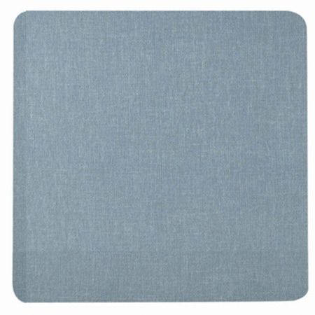 Aarco Fabric Covered Tackable Board Radius Model 48" x 48" Grey Mix RDF4848012