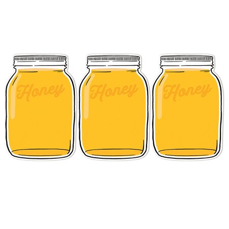 Eureka The Hive, Mason Jar, Paper Cut-Outs, 36-Piece Set, 3PK 841570