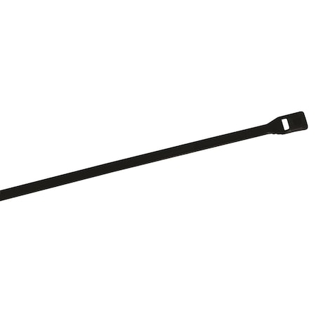 Cobra Tools 53112 11 in. Cable Tie Low-Profile UV Black, 50 lbs, 100PK 3005.226