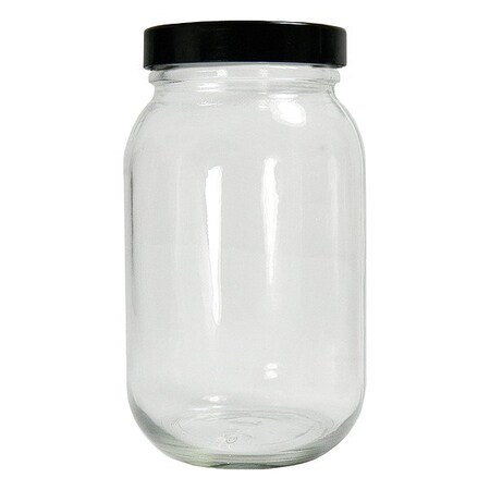 Qorpak Bottle, Clear, Glass, PK12 335789