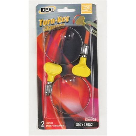 Ideal 807Y28052 Size 28 Turn Key Hose Clamp Turn Key in Stainless Steel, 10PK 4238317