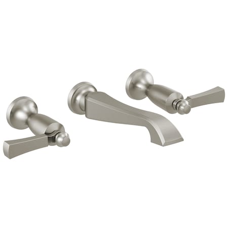 Delta Dorval Two Handle Wall Mount Bathroom Faucet Trim Only T3556LF-SSWL