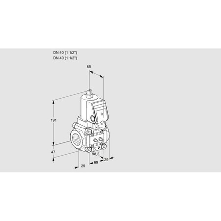 Honeywell Kromschroder VAS2T40N/NQGR KS88026257