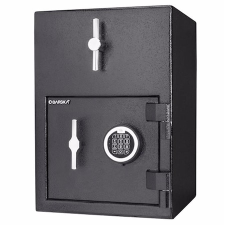Gourmetgalley 1.15 cu ft. Rotary Hopper Keypad Depository Safe - Black GO1692207