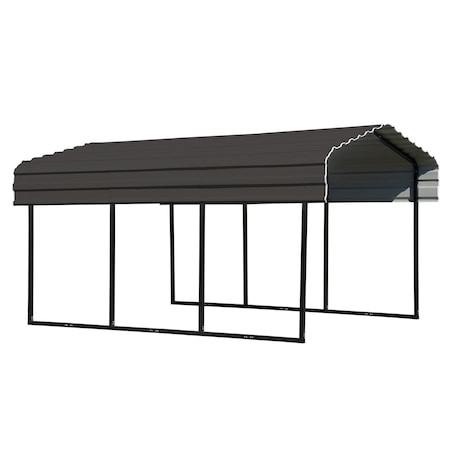 Arrow 10 x 15 x 7 ft Charcoal Carport CPHC101507