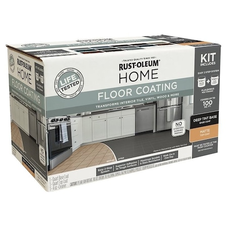 Rust-Oleum Floor Paint Kit, Matte 360100