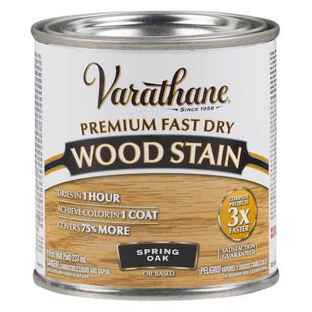 Rust-Oleum 1/2 Pt Spring Oak Varathane Premium Fast Dry Wood Stain 262023