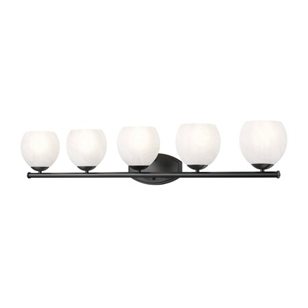Z-Lite Colette Matte Black 5 Light Vanity 1963-5V-MB