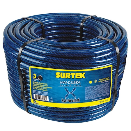 Surtek Spider garden hose 1in 100m reel M1S100
