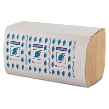 Generations Consumer 9.45 x 9 in. Single-Fold Paper Towels, 1-Ply - Kraft SF5001K