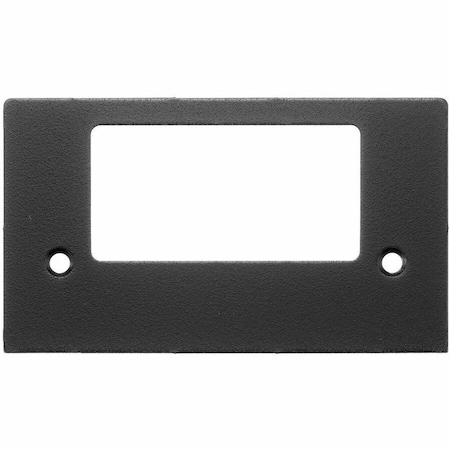 Hubbell Wiring Device-Kellems Style Line Opening, Aluminum, Black SS2309SLBKA