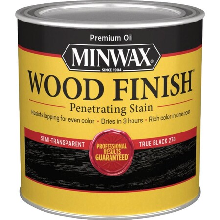 Minwax 1/2 Pt. True Black Wood Finish 227644444